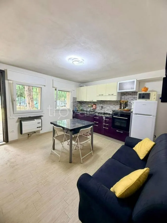Köök - Ground Floor Apartment with Garden in Comacchio