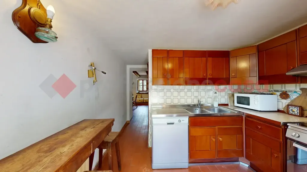 Köök - Rustic House with Pool in Castiglione Di Garfagnana