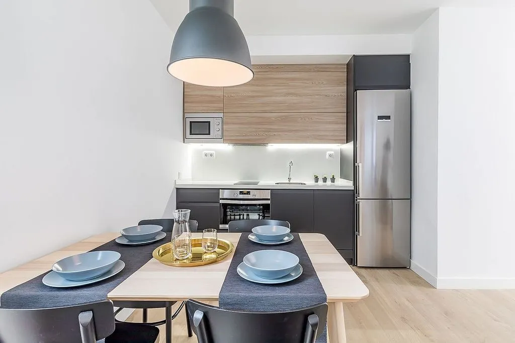Dining Room - Modern Studio with Air Conditioning in Salamanca