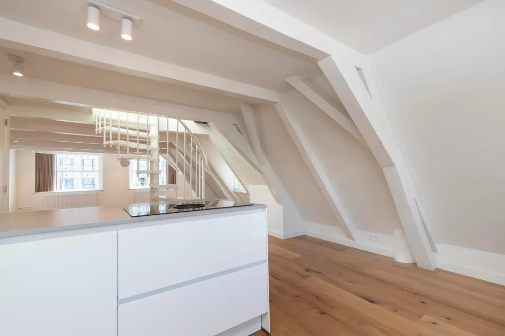 Köök - Renovated Duplex with Singel View in Amsterdam