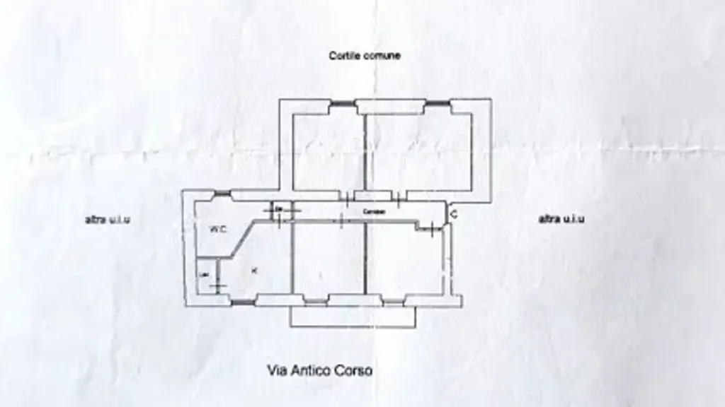 Planimetria - Central Catania Apartment with Balcony