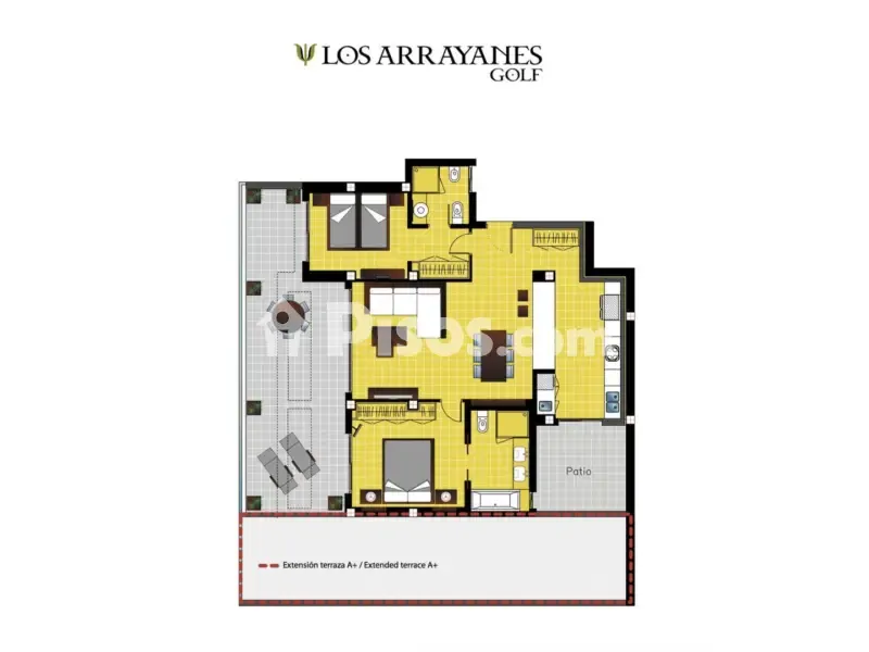 Plan - Contemporary Apartment with Panoramic Views in Oviedo
