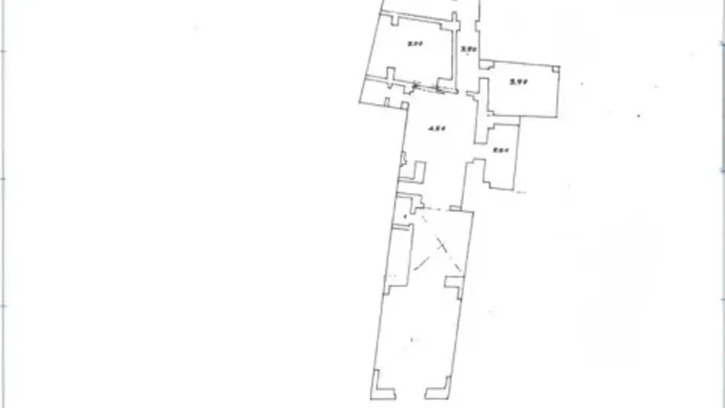 Plan - Historic Palazzo with Terraces in Lecce