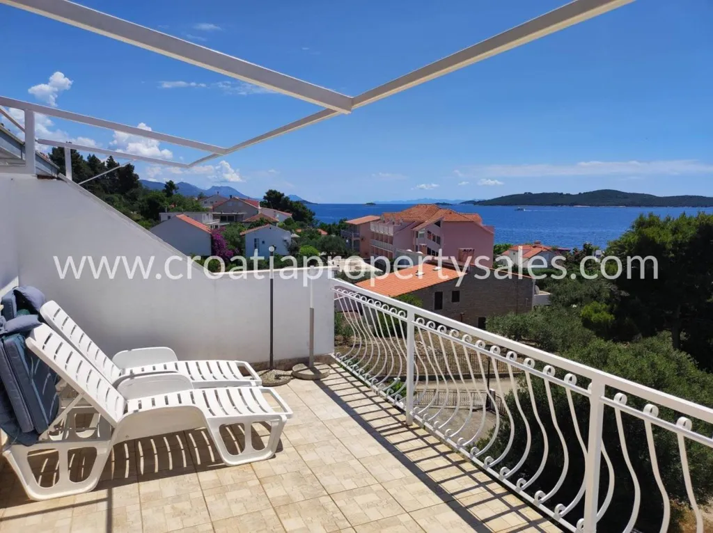 Terrasse - Apartment House with Sea View in Orebić
