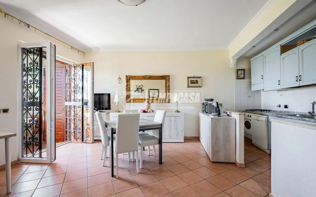 Cuisine - Rustic Bilocale with Pool in Ladispoli