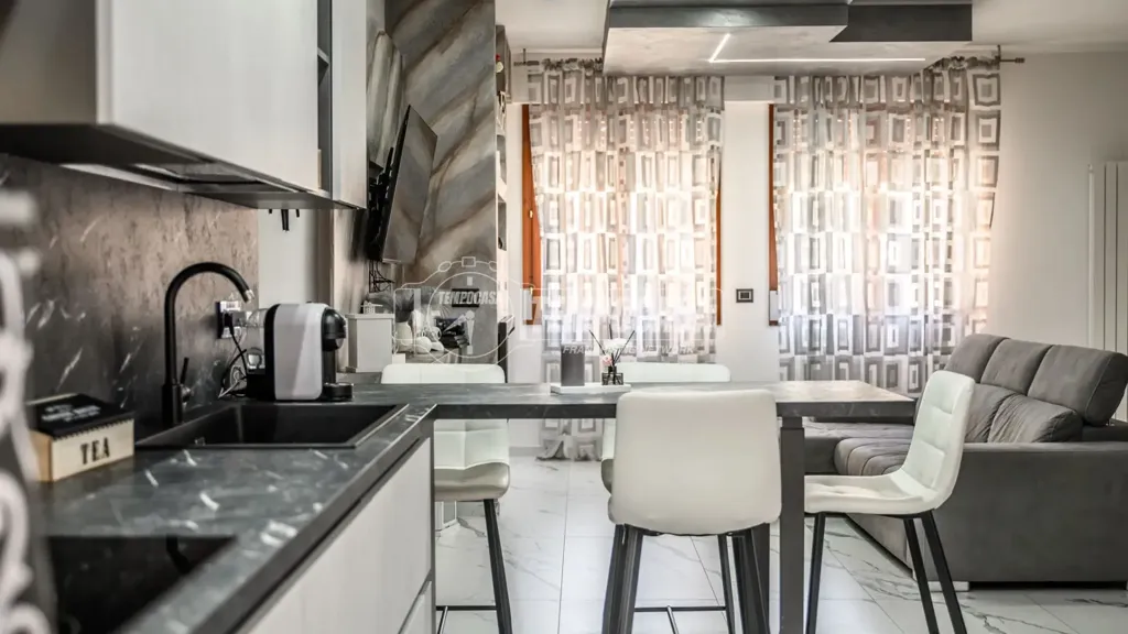 Köök - Panoramic Apartment with Garage in Vignola