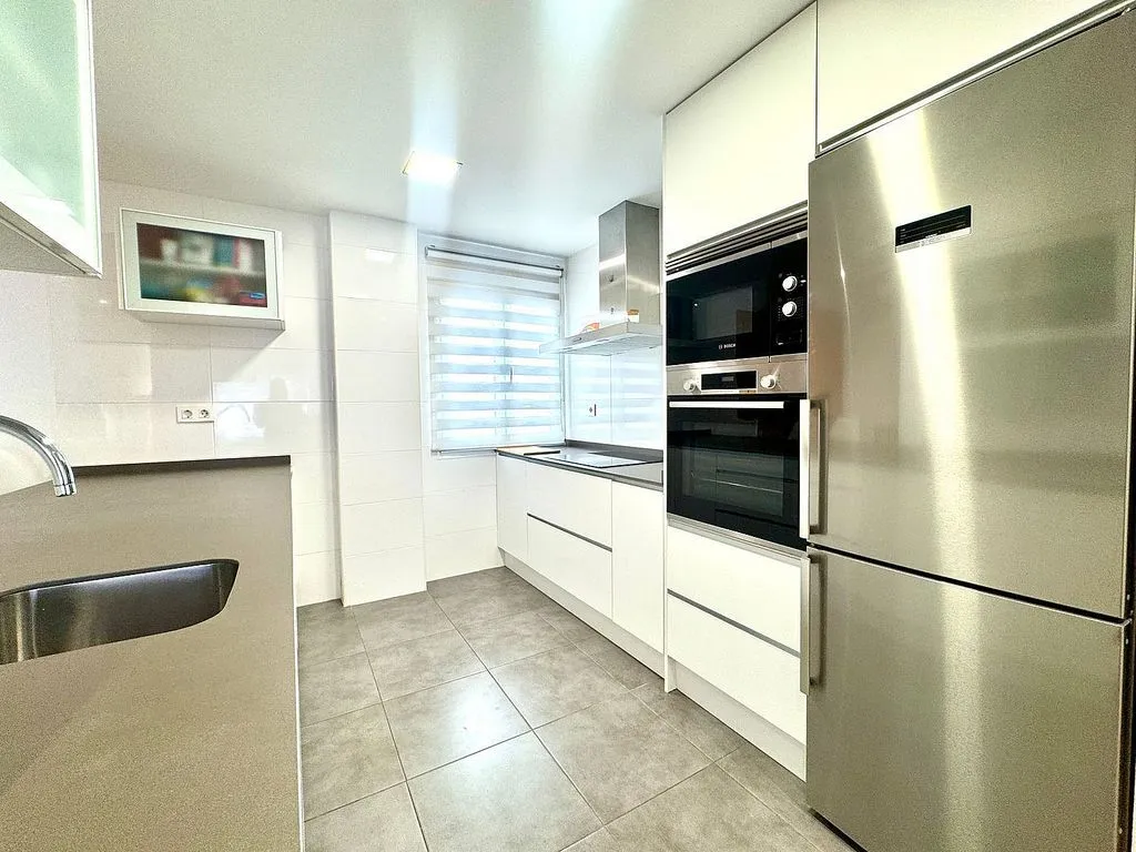 Cuisine - Modernised Flat with Lift in La Arena, Gijón