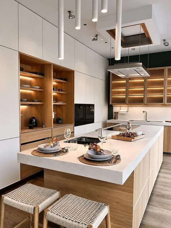 Kitchen - Contemporary Chalet with Pool in Calonge