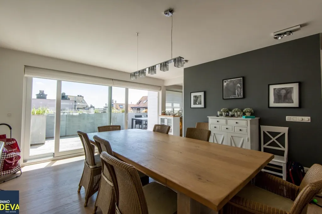 Salle à manger - Appartement Duplex avec Terrasses à Knokke