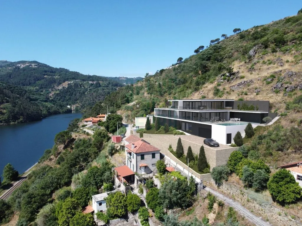 Vue aérienne - Luxury House with River Douro View in Baião