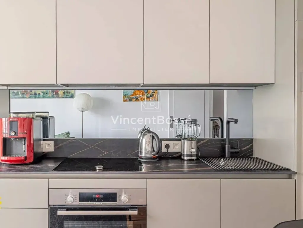Kitchen - Renovated Apartment with Balcony in Nice