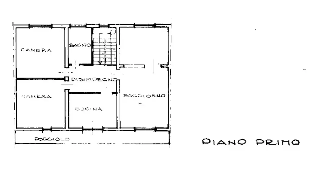 Plan - Villa with Garden in Ponso, Bresega