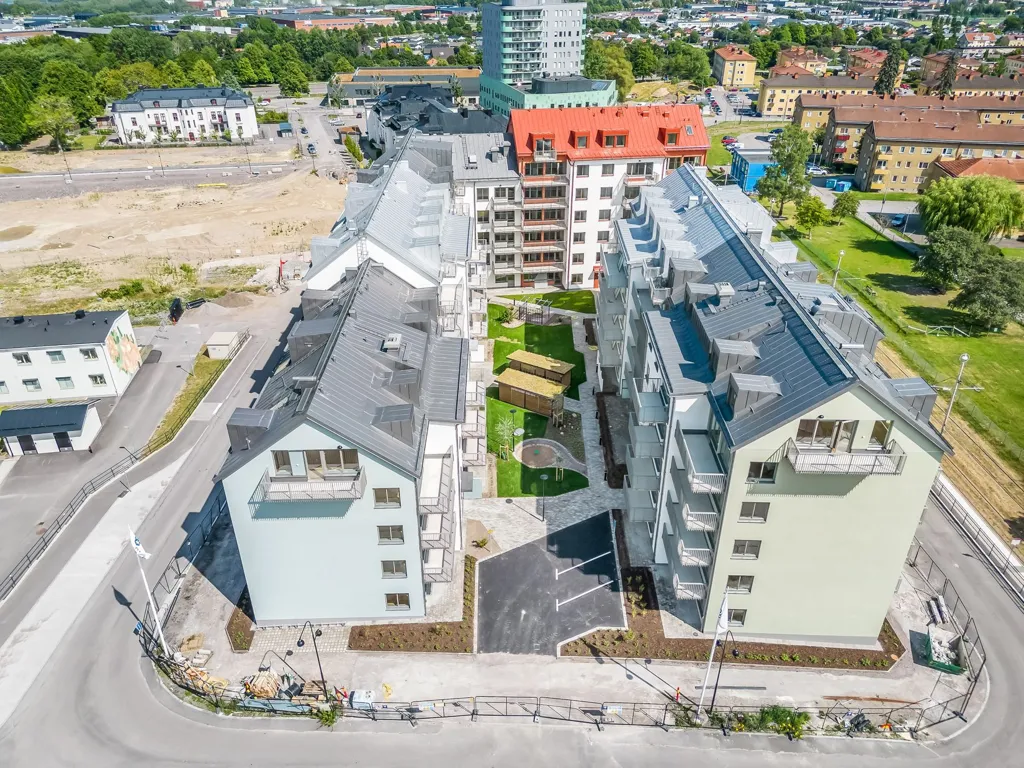 Õhuvaade - Apartment with City Access in Norrköping
