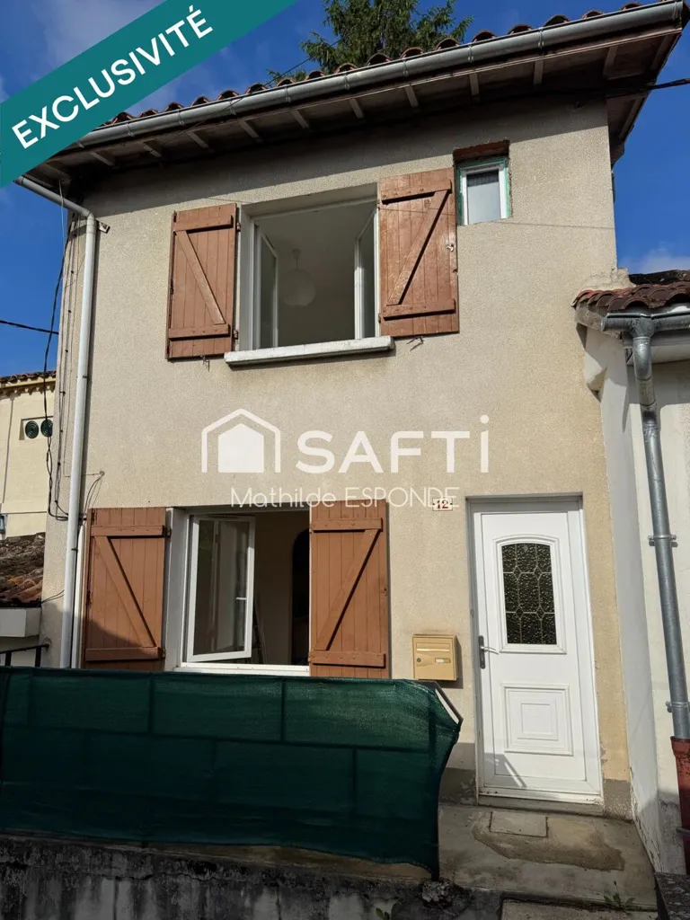 Extérieur - Maison 3 Pièces avec Terrasse au Centre d'Eauze