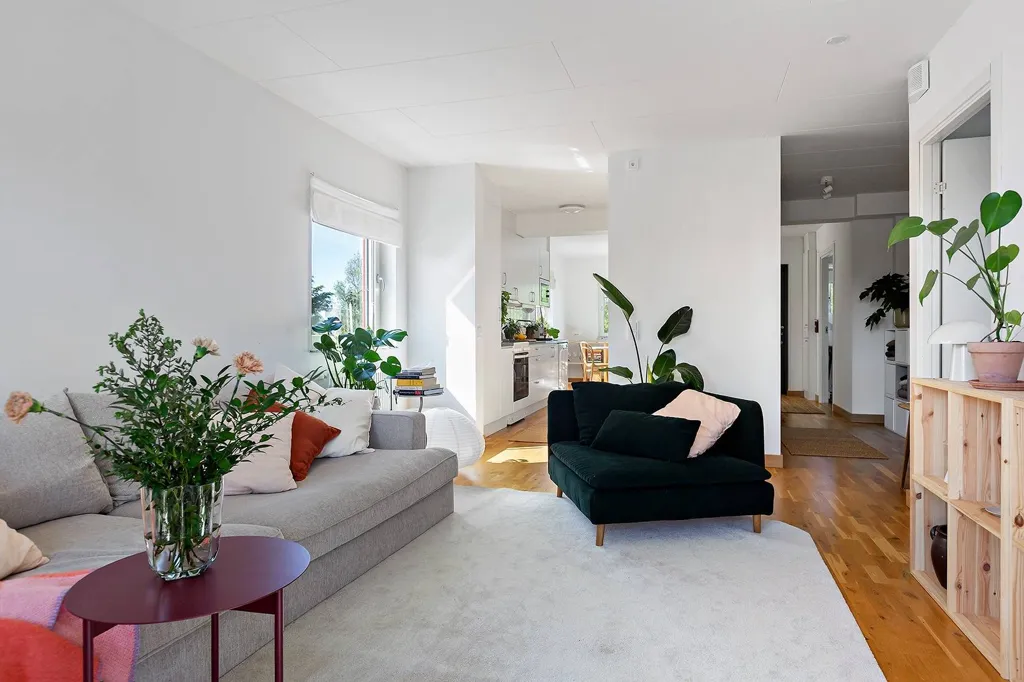 Séjour - Modern Flat with Balcony in Svedala