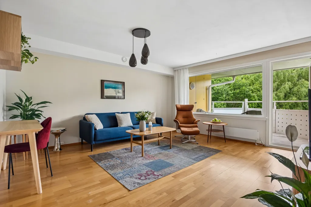 Soggiorno - 2-Bed Apartment with Balcony in Oslo