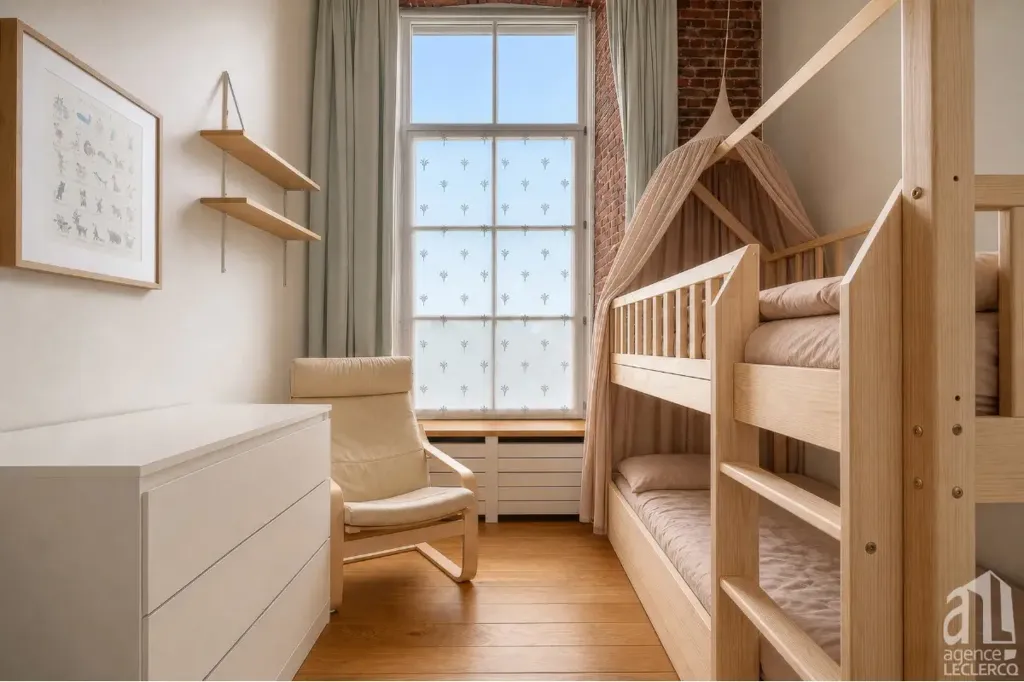 Chambres - Loft avec Lignes Industrielles à Résidence Artic