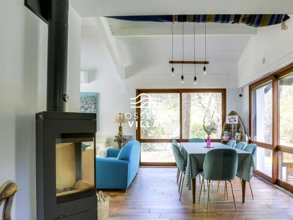 Söögituba - Luxury Villa with Heated Pool in Hossegor