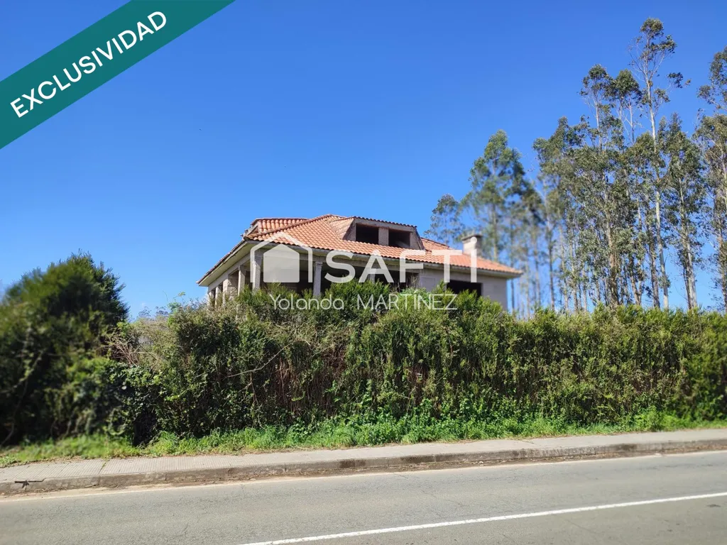 Exterior - Unfinished House with Balcony near Santa Comba