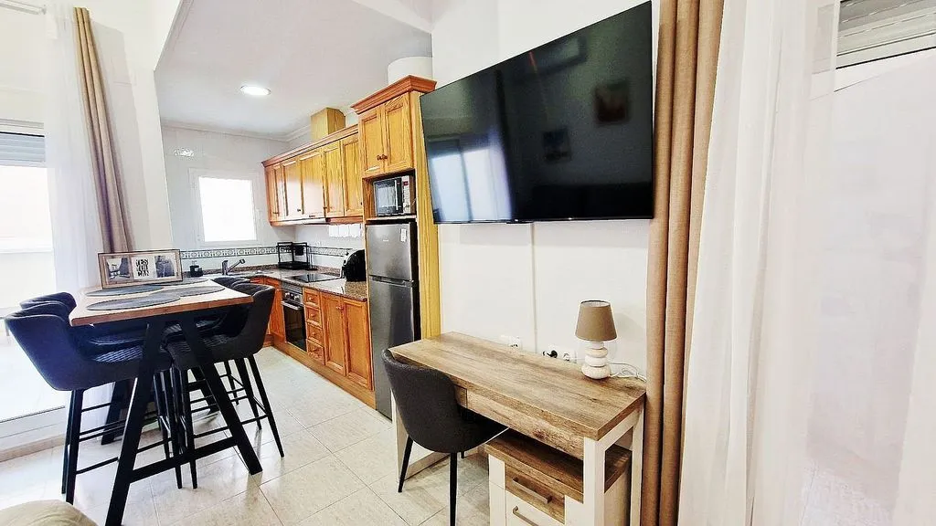 Cucina - Studio with Pool in Torrevieja Centre