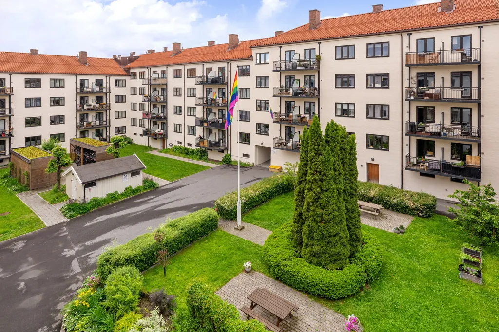 Vue aérienne - Loft Apartment with Balcony in Rodeløkka