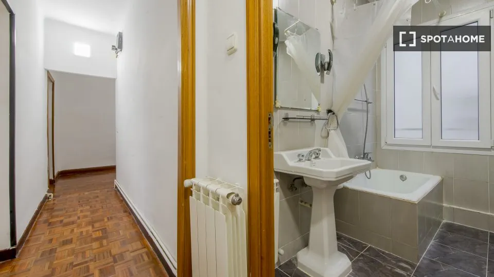 Bagni - Furnished Private Room with City View in Madrid
