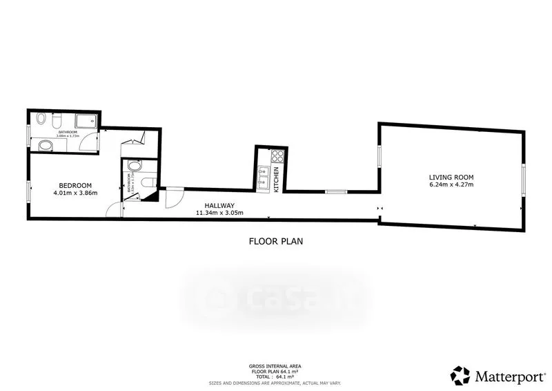 Plaan - Panoramic Flat in Via de' Bardi, Florence