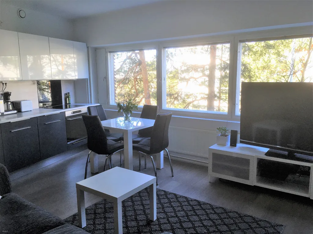Soggiorno - Modern Studio Flat in Revell's Tornitaso, Espoo