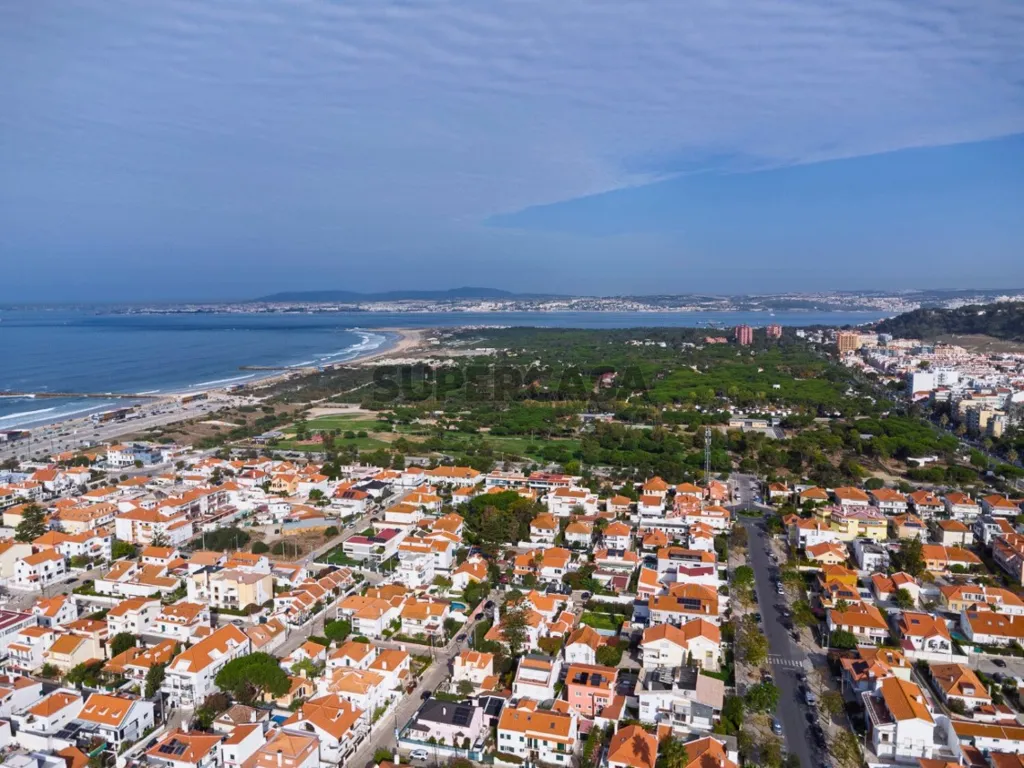 Vue aérienne - Penthouse with Rooftop Pool in Costa de Caparica
