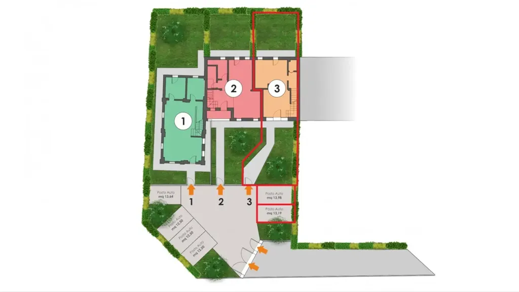 Plaan - New Villa with Private Garden in Padova