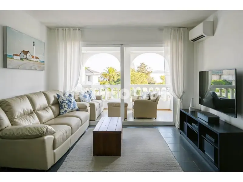 Séjour - Duplex with Seafront Parking in Denia