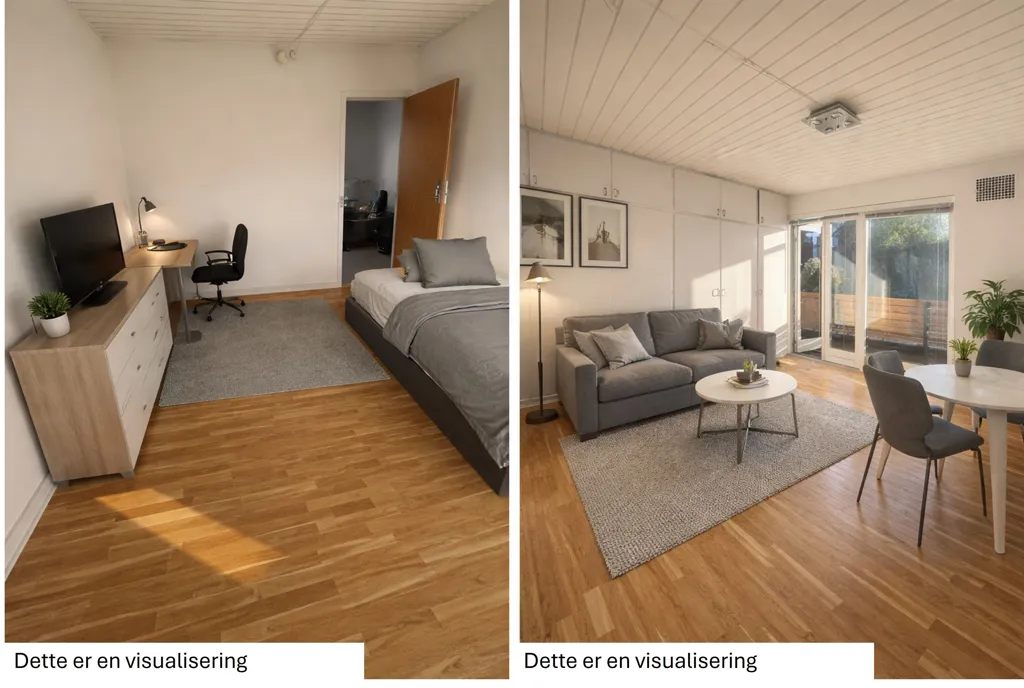 Séjour - Room with Balcony in Central Viby J