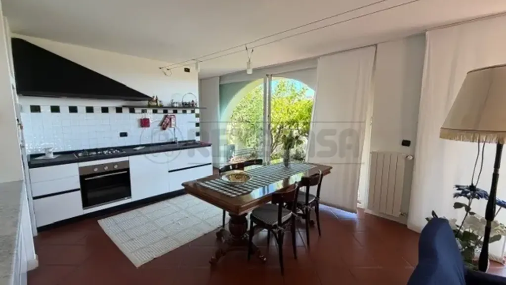Köök - Restored Apartment with Sea View in Boissano