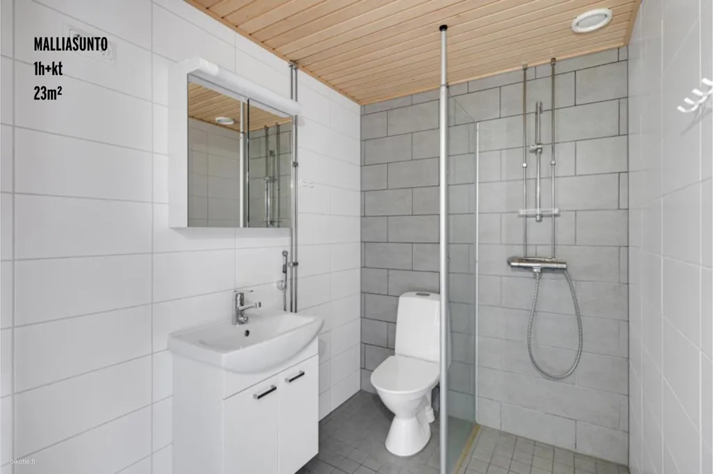 Vannitoad - Modern Flat with Glazed Balcony in Koivuhaka