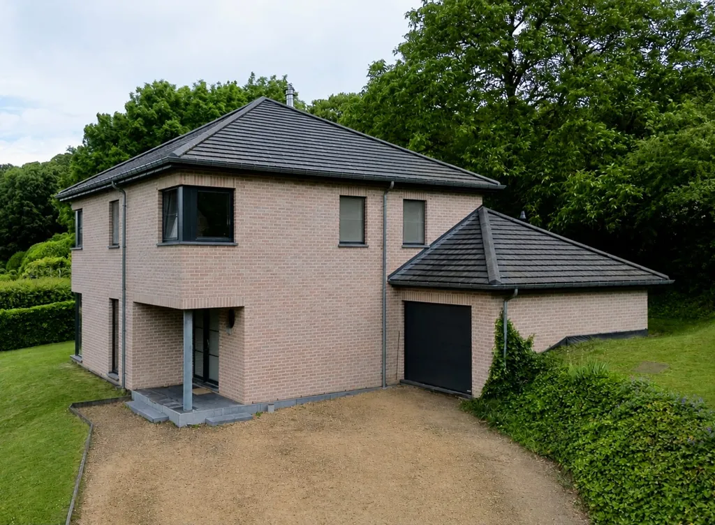 Exterior - Contemporary Villa with Garden in Wavre
