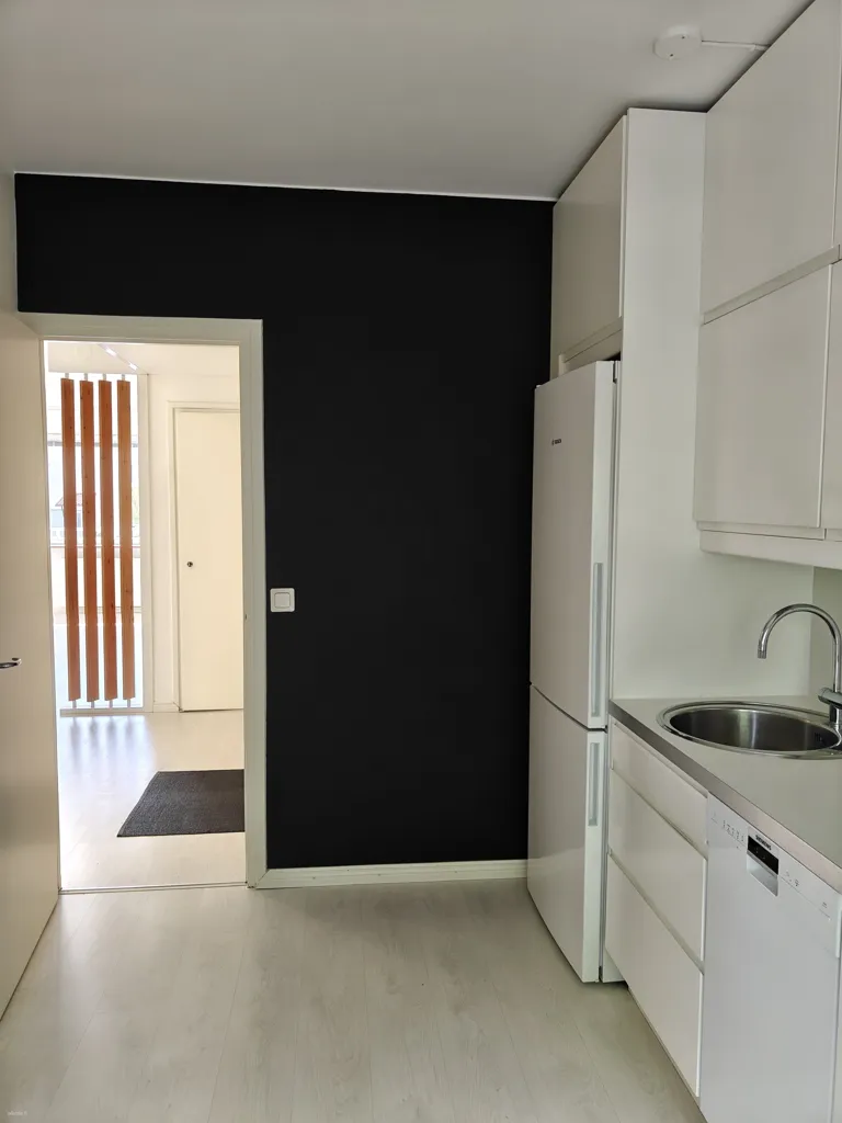 Cuisine - Bright Apartment with Balcony in Tuira, Oulu
