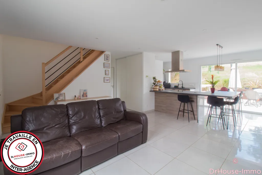 Séjour - Maison Contemporaine avec Vue sur les Champs à Beynes
