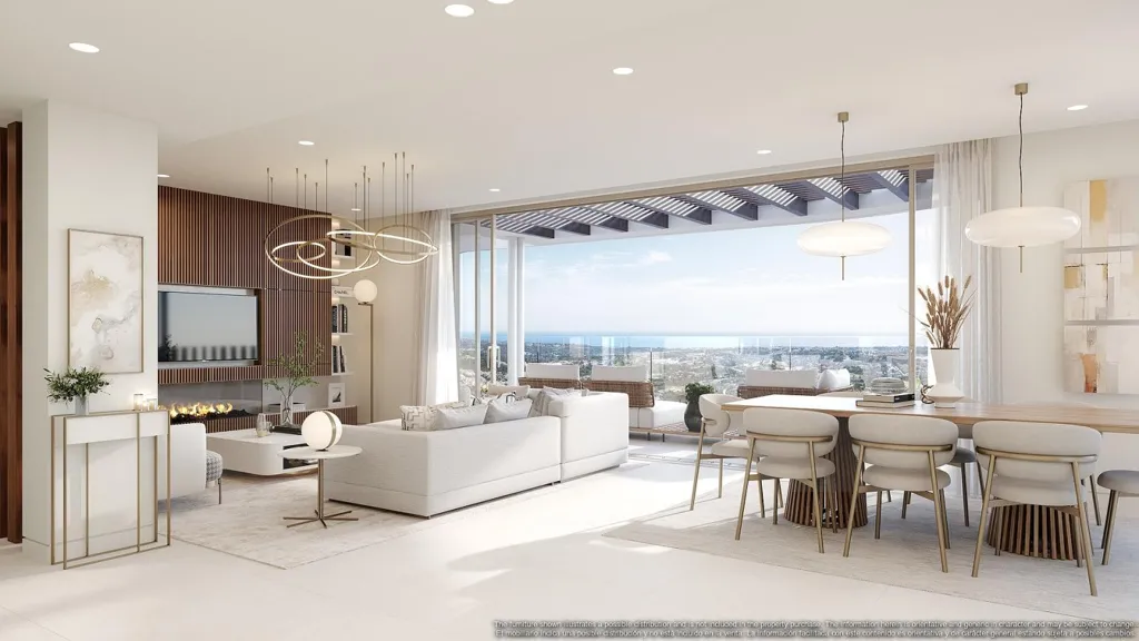 Söögituba - Energy-Efficient Apartment with Pool in Benahavís