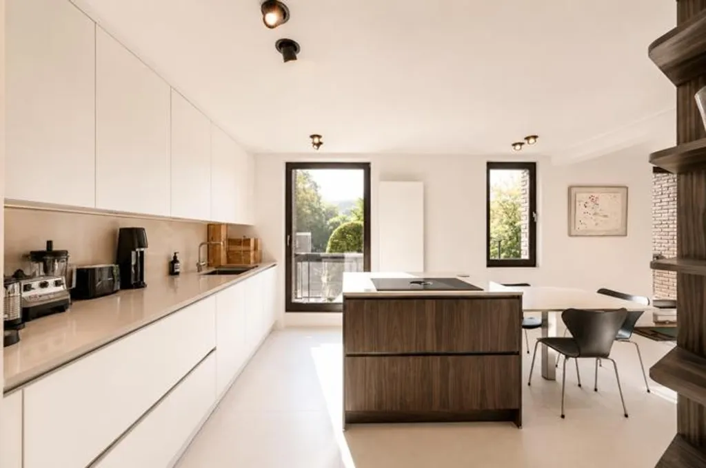 Cuisine - Appartement Rénové avec Terrasses à Uccle
