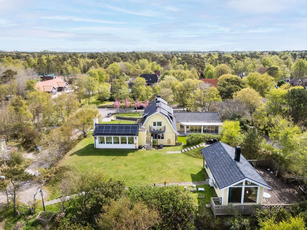 Vue aérienne - Seafront Villa with Guesthouse in Ängelholm