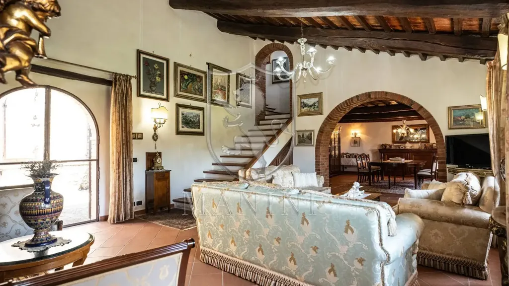 Séjour - Historic Castle with Garden in Sinalunga