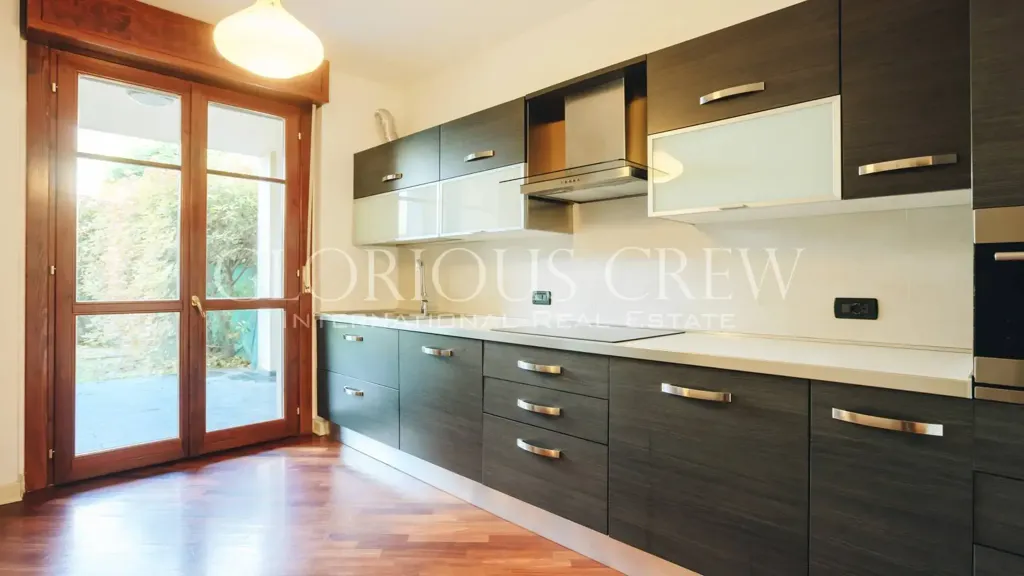 Cuisine - Modern Apartment with Private Garden in Mazzano