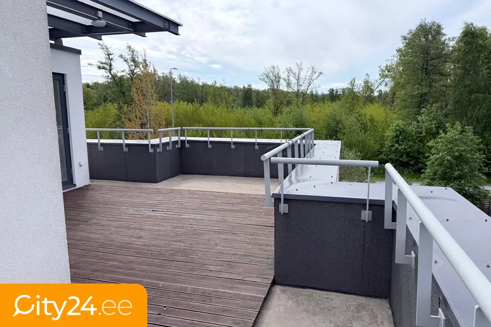 Balcony - Apartment with Sauna in Haabneeme