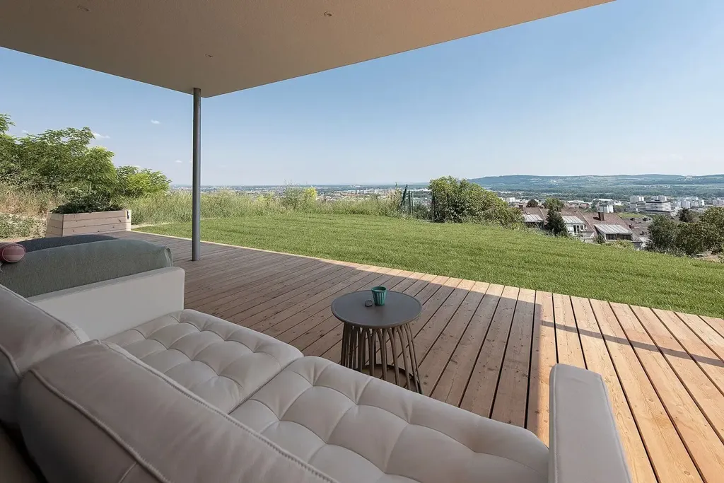 Terrasse - Flexible Mietkauf House in Draßburg