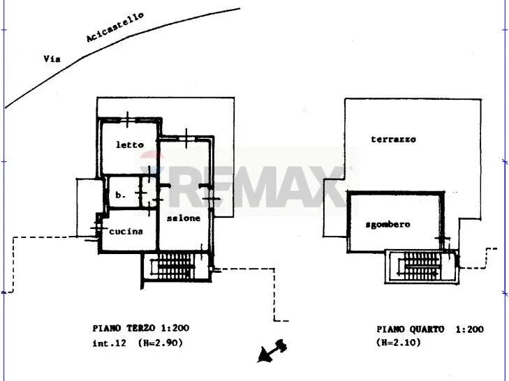 Plan - Apartment with Sea View Terraces in Aci Castello