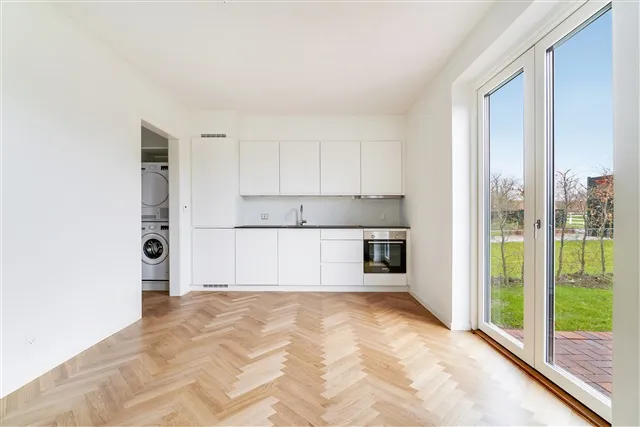 Köök - Renovated Townhouse with Terrace in Kerteminde