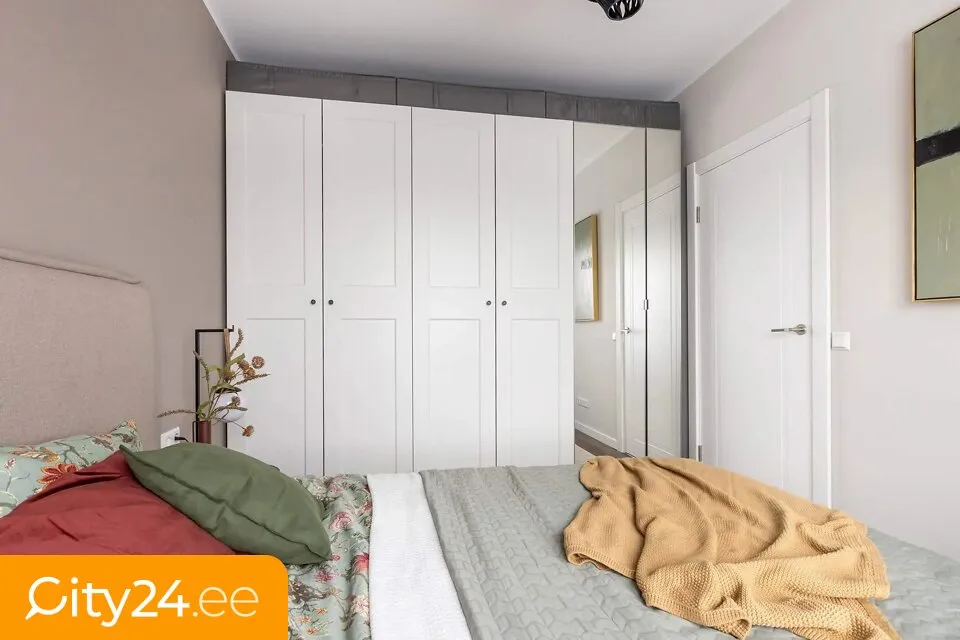Chambres - Modern Apartment with Balcony in Ķengarags, Riga