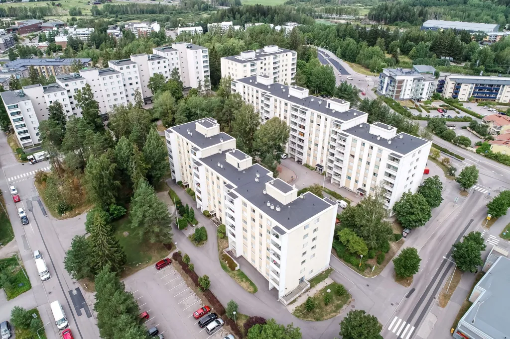 Õhuvaade - Bright Studio Flat with Balcony in Suvela, Espoo