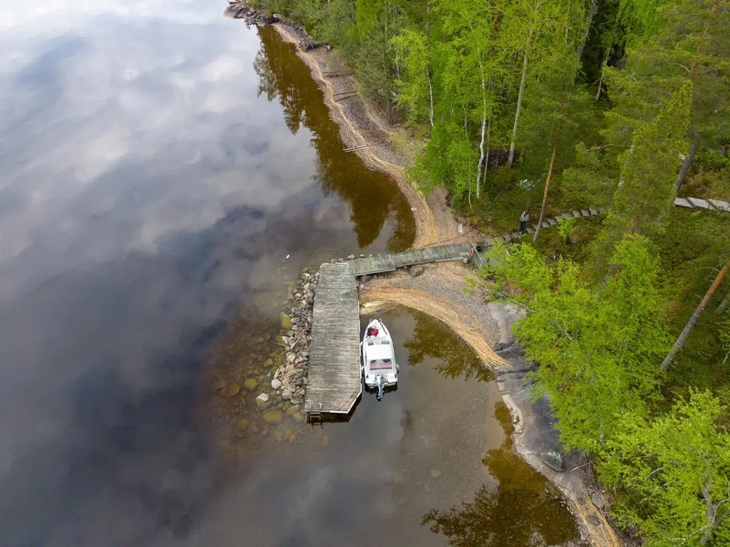 Vue aérienne - Cottage with Sauna and Lake View in Jyväskylä