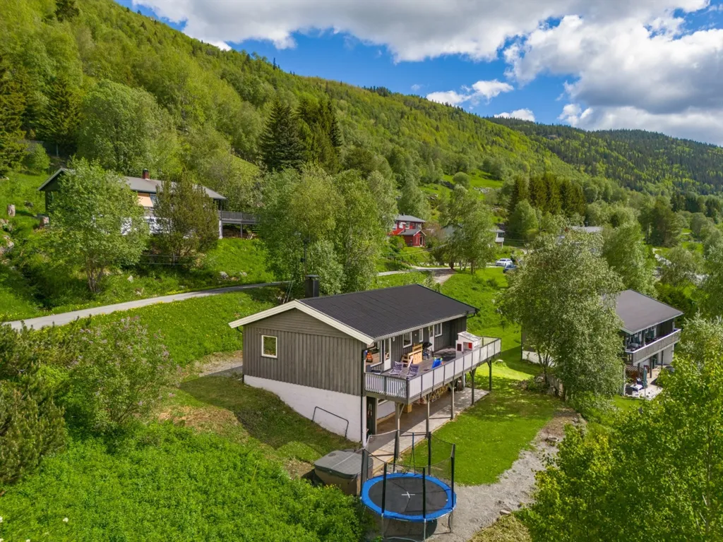 Vue aérienne - Apartment with Holsfjorden View in Norway